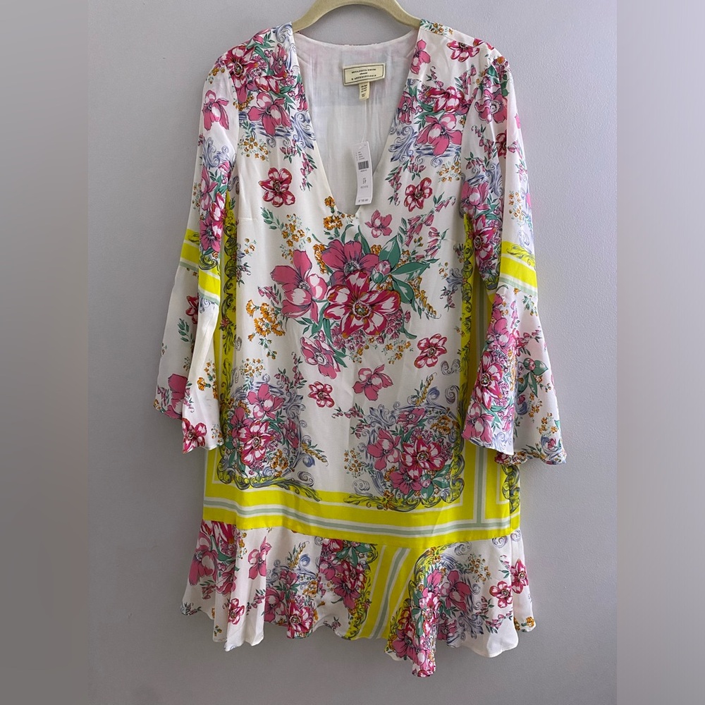 NEW  Anthropologie Alyn Silk Tunic Dress - Picture 5 of 11
